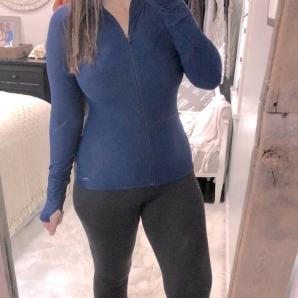 GOTTEX athletic jacket zippered size small blue - Picture 2 of 7